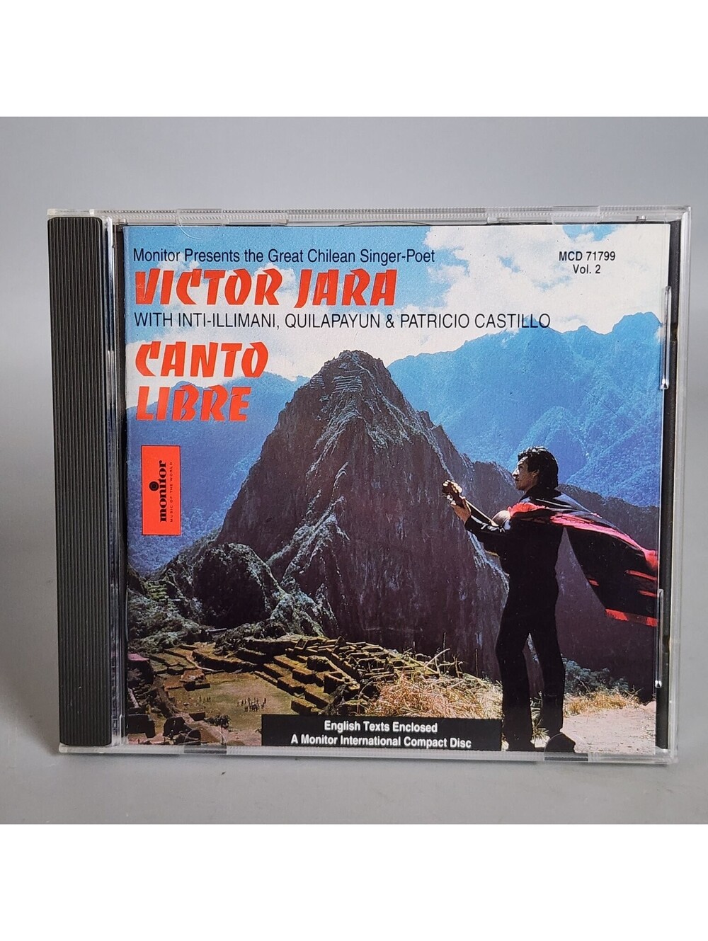 Victor Jara - Canto Libre Vol. 2 CD Monitor International Folk World Music Latin